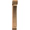 Ekena Millwork Thorton Slat Smooth Bracket w/ Offset Brace, Western Red Cedar, 7 1/2"W x 42"D x 48"H BKT0806X42X48THR06SWR - alternate 2